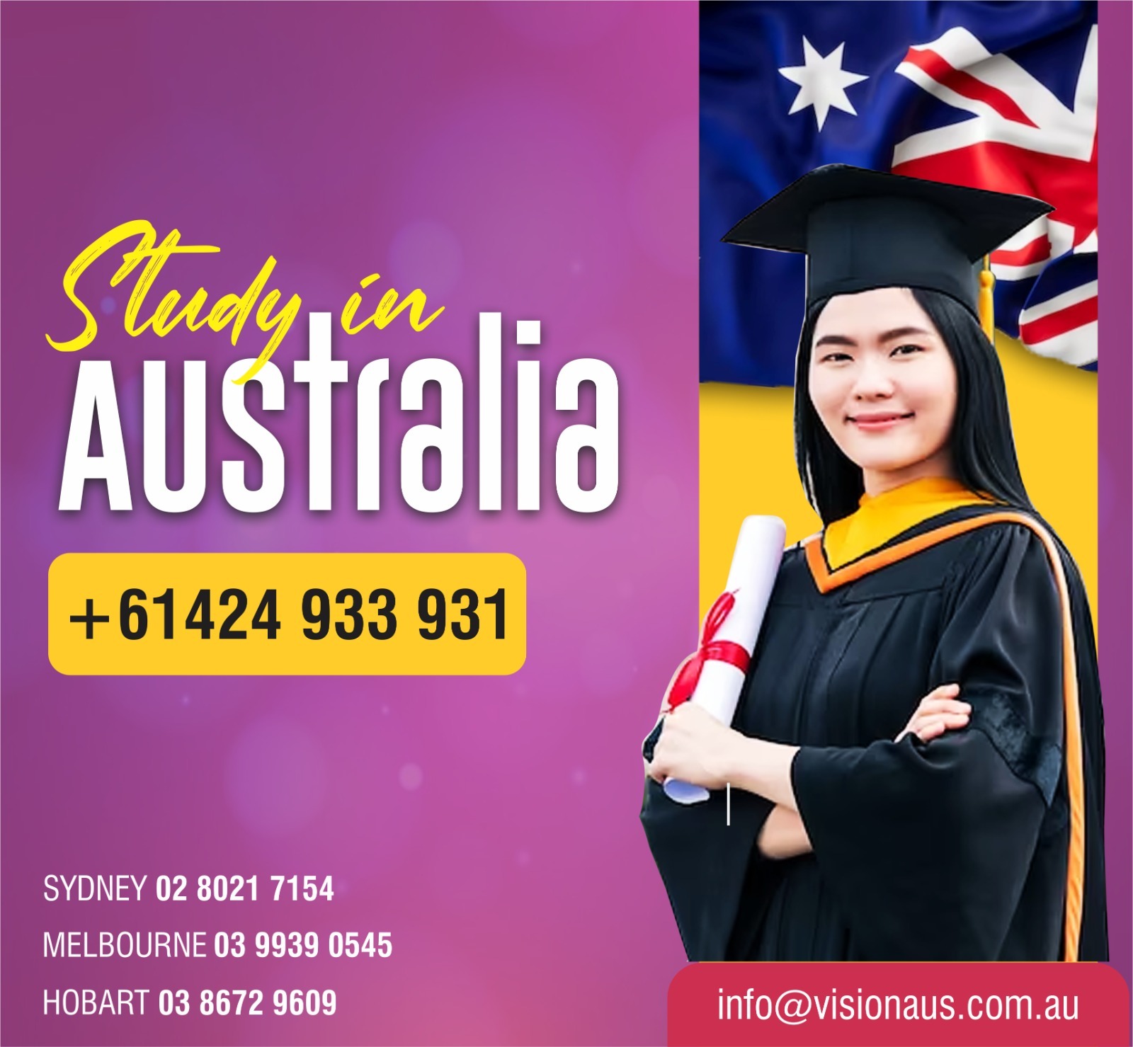 Study In Australia Flyer